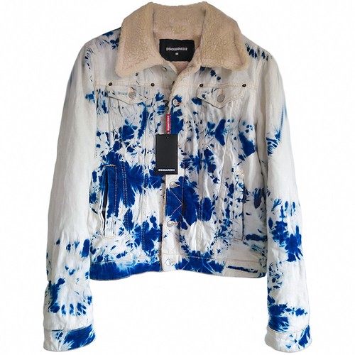 Dsquared2 jean jacket tie dye - dsquared2,