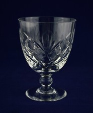 Royal Brierley Crystal “BRAEMAR” Wine Glass – 11cms (4-3/8″) Tall - Signed 1st