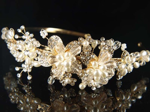 Bridal faux pearls prom - faux,