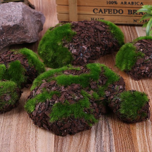 6pcs foam moss - fake, rock