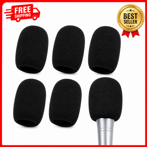 6pcs foam microphone - 6pcs, cover