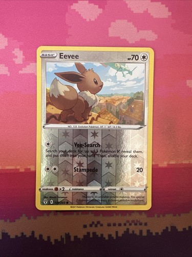 Pokemon card eevee - pokemon,