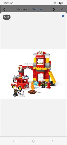 Lego duplo 10903 fire station - lego,