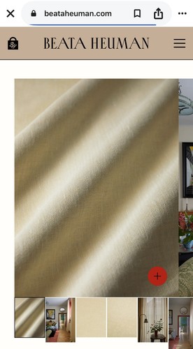 Beata heuman fabric linen - beata,