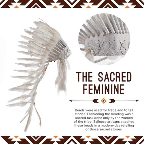 Indian feather headdress head - indian,