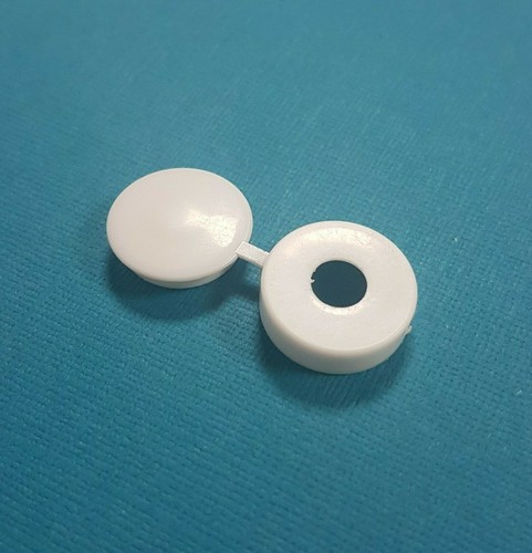 White nylon plastic screw - nylon,