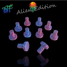 Frag plugs x 10 Alien Edition rock live rock coral reef marine tank zoas lps sps