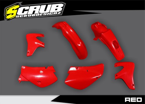 Plastics red honda - honda, 650r