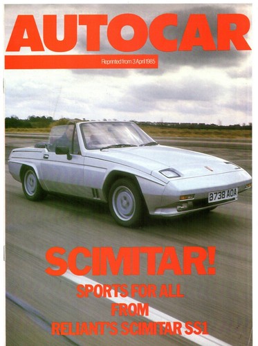 Reliant scimitar ss1 - scimitar, 1600