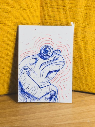 Aceo original art old - aceo,