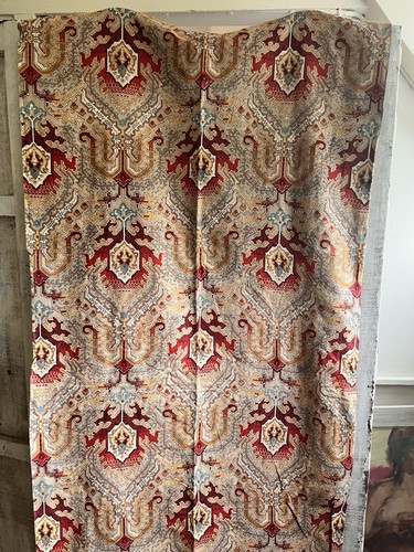 Antique fabric vtg cotton - fabric,