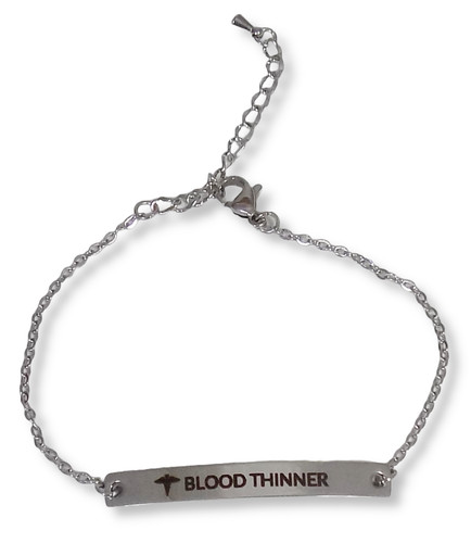 Blood thinner medical alert - alert, id