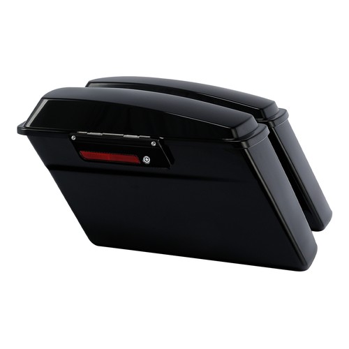 Black hard saddlebags - hard, saddle