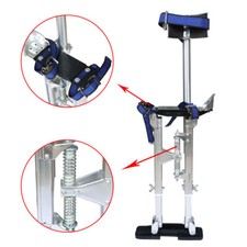 For Painter Taping Tool 15" - 23" Aluminum Stilt Silver Drywall Painting Stilts