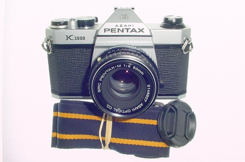 Pentax k1000 35mm film - pentax,