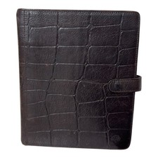 MULBERRY -LEATHER  PLANNER BROWN - CROC  PATTERN