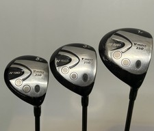Yonex V-mass 250 Wood Set Driver, 3&5 Woods / Stiff Graphite / Right Handed