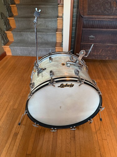 Vintage ludwig wmp white - wmp,