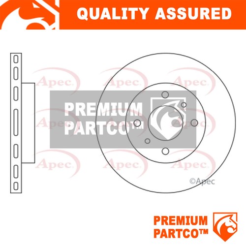 Premium front brake disc - front,