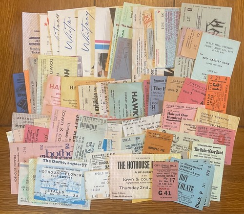 Original concert tickets - concert,