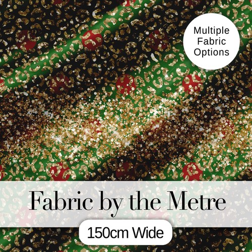 Festive gold leopard print - leopard,