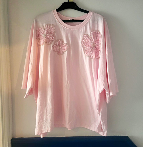 Pink round neck 4 - round,