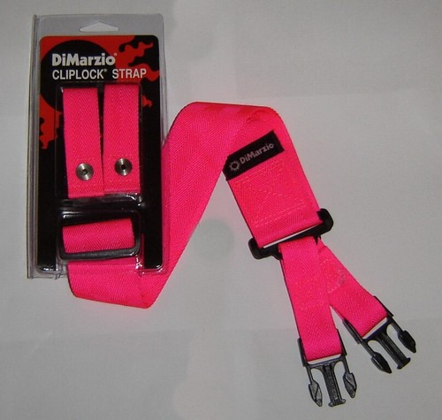 Dimarzio neon pink cliplock - dimarzio,