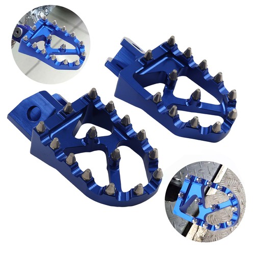 Blue footpegs footrest - blue, pedals