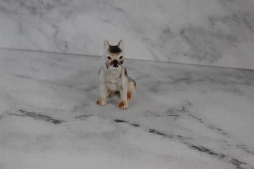 Vintage miniture porcelain dog - miniture,