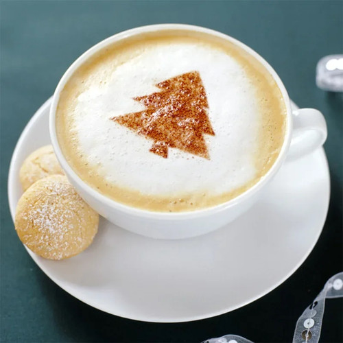 16pcs coffee stencil set - coffee,
