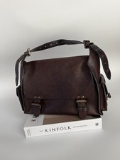 Mulberry Effie Satchel Leather Shoulder Bag Brown Vintage Used Made in Turkey