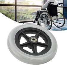1x Wheelchair Front Wheels 7in