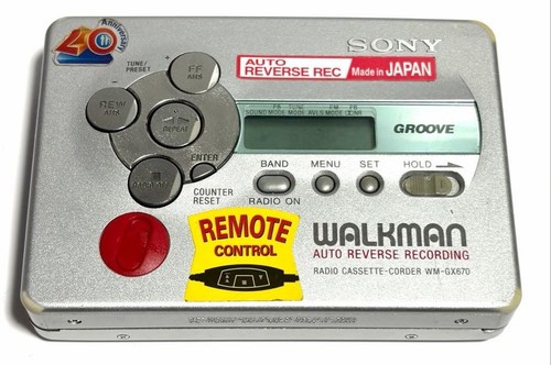Sony gx670 cassette - wm-gx670, walkman