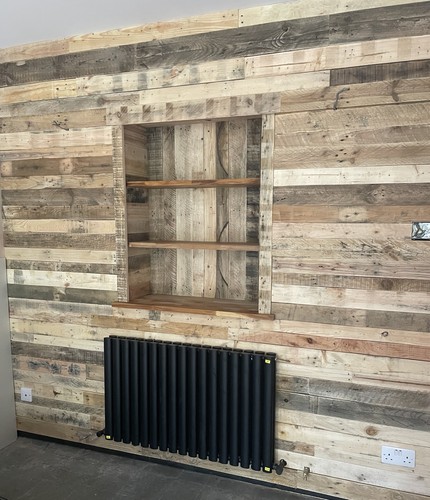 1m2 reclaimed pallet wood - 1m2,