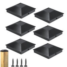 6PCS Fence Post Caps 90x90mm