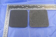 PAIR MADE WITH KEVLAR CLOTH Closed Cell Neoprene Foam 10CM x10CMX 5 mm thick.