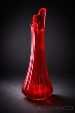 Ruby Red Swung Glass Floor