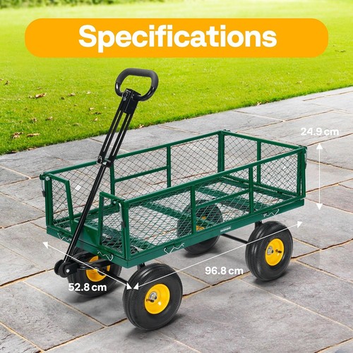 Steel garden cart - garden,
