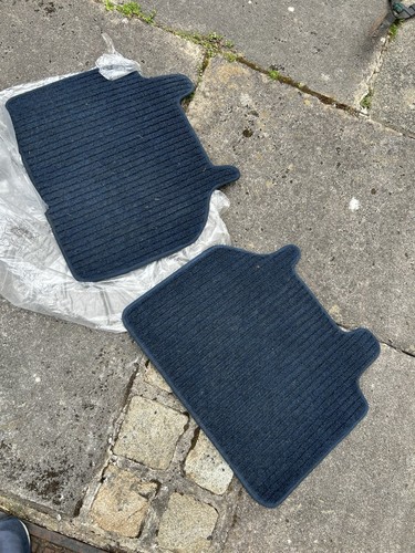 Blue rear interior mats - rear,