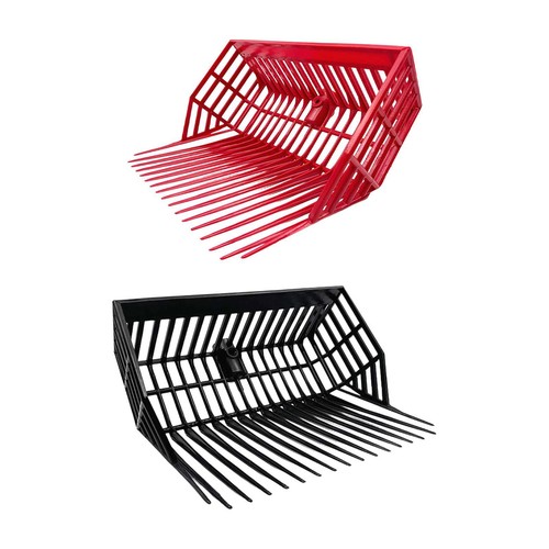 Pitchfork head mulch - mulch, rake