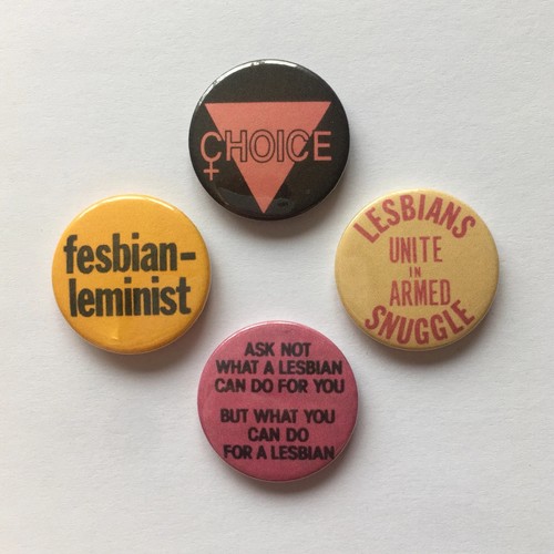 Lesbian feminist badges - 4,