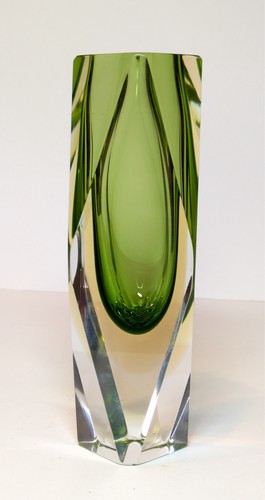 Murano sommerso glass vase - sommerso,