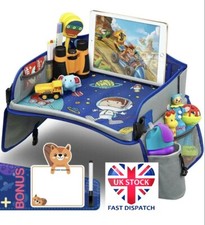 Travel Tray Car Seat Play Tray Organizer Colourful Toddler Activity Snack Table 