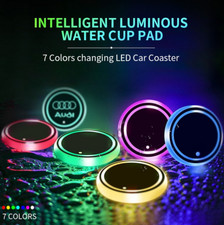 2X RGB Car LED Cup Holder