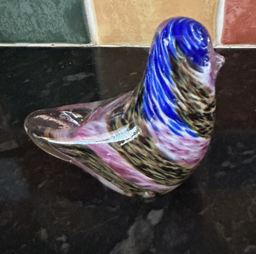 Paperweight bird multicoloured - paperweight,