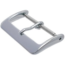 Polished Stainless Steel Watch Strap Buckle With Spring Bar