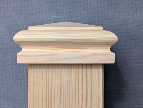 Stair newel post cap - newel, pyramid
