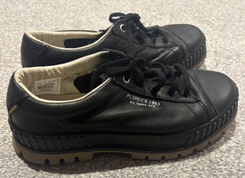 Palladium black leather shoes - black,
