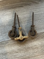 vintage cast iron pulley