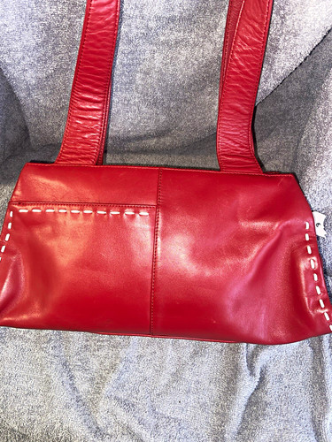 Radley red leather shoulder - red,